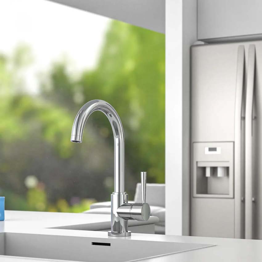 Robinet de cuisine Charlotte chrome