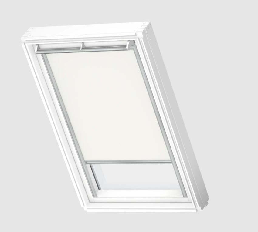 Store enrouleur Velux occultant à commande manuelle blanc CK02 1025S
