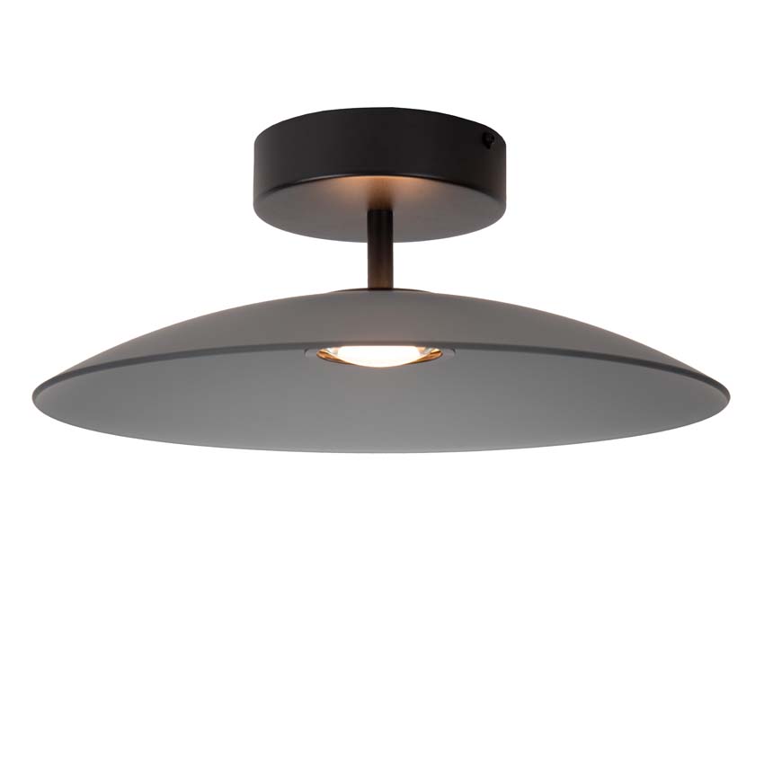 Lucide Premium MENGA - Plafonnière - Ø 40 cm - LED Dimb. - 1x11W 2700K - Fumé