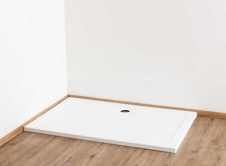 Receveur de douche Horst acrylique blanc mat 140x90cm