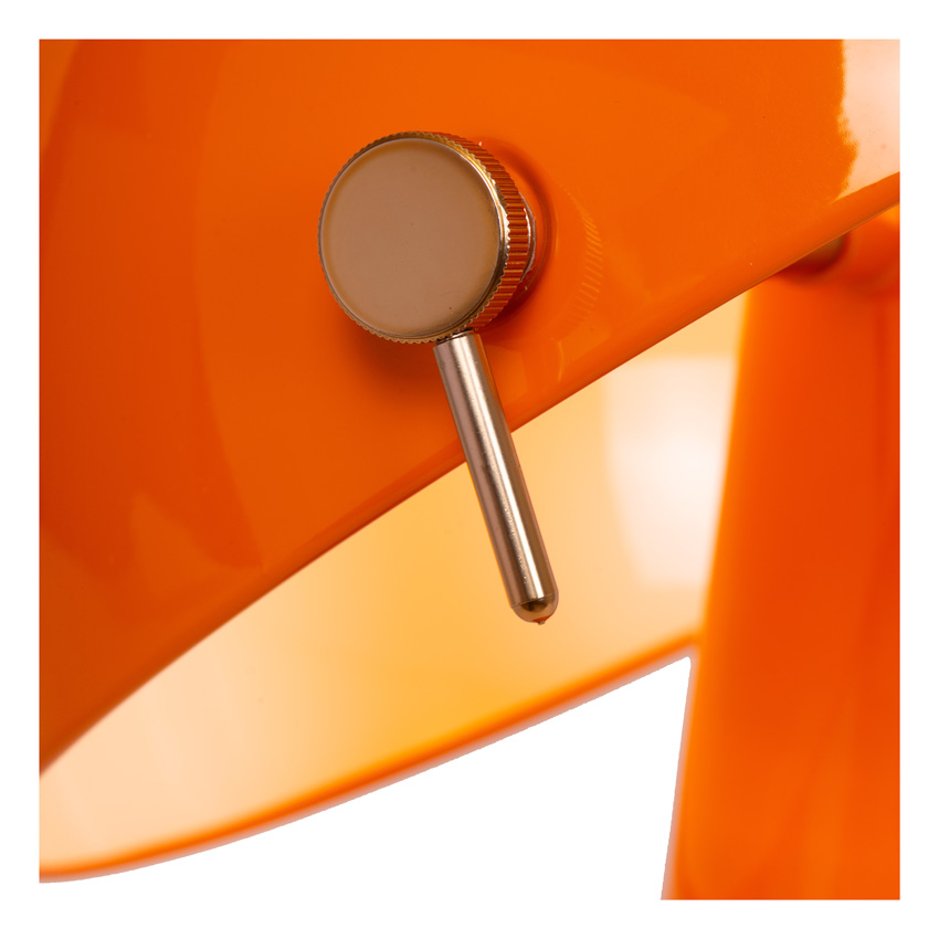 Lucide Vibes Barone - Tafellamp - Ø38cm - 1xE27 - Oranje
