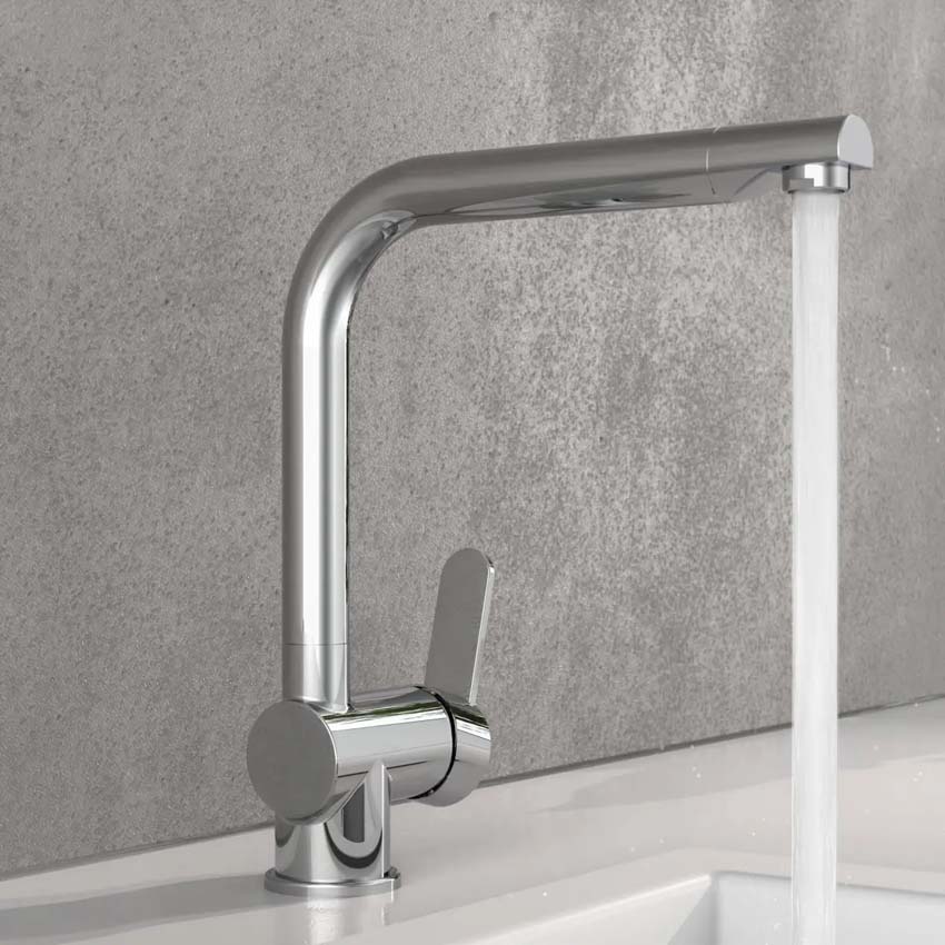 Keukenkraan Florence chroom