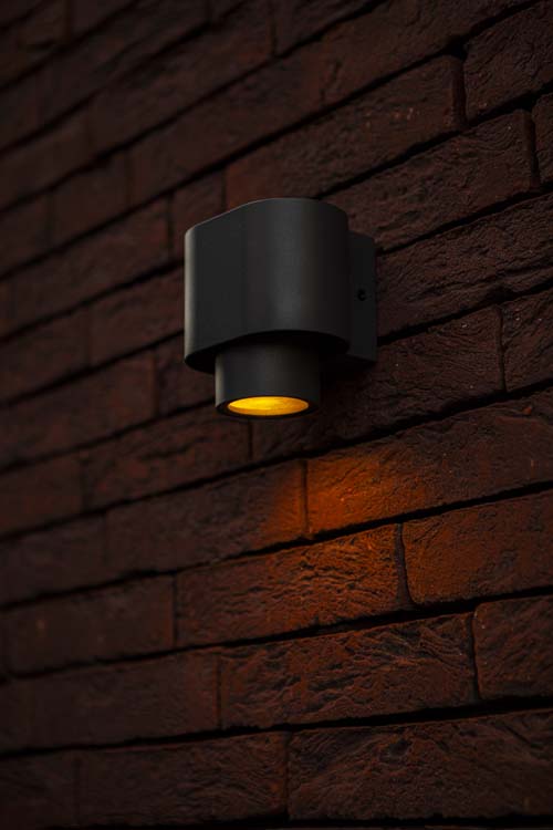 Eclairage extérieur lampe murale gris foncé GU10 7W Eclairage extérieur lampe murale gris foncé GU10 7W