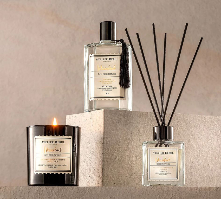 Geurkaars Atelier Rebul Istanbul 8x8x9cm 42u
