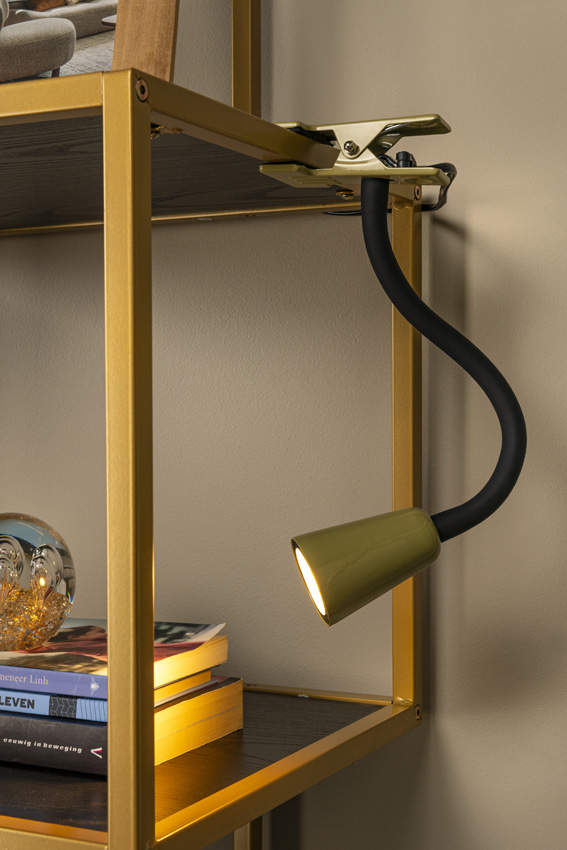 Lucide Essential Jasper - Klemlamp - 1xGU10 (MR16) - Groen