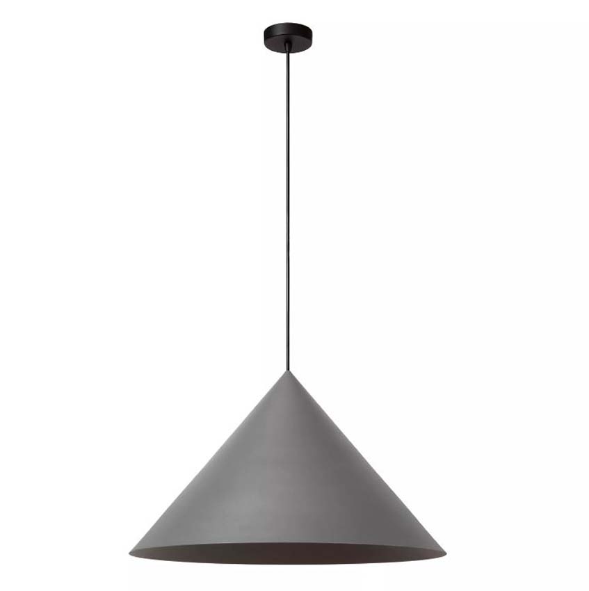 Lucide Vibes Spitze - Hanglamp - Ø60cm - 1xE27 - Grijs