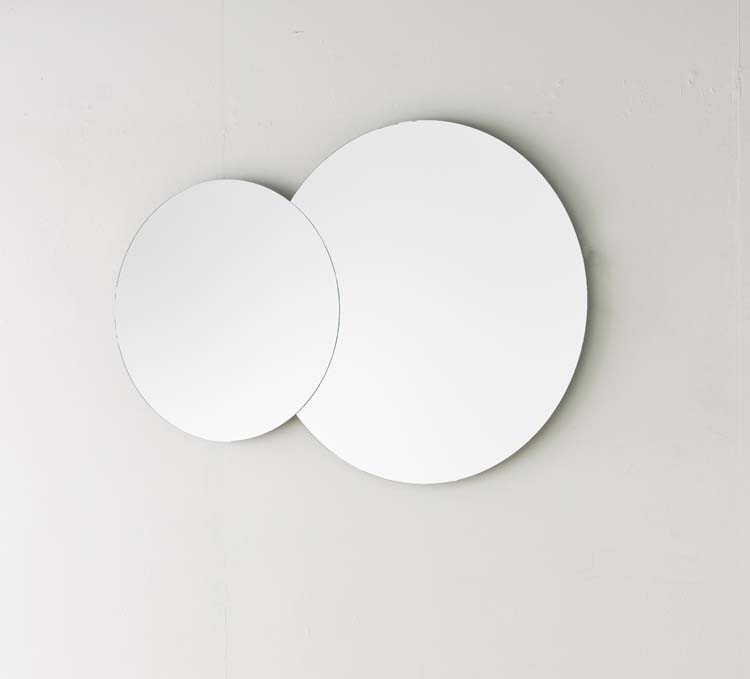 Spiegel Cloud rond LED + anti-condens Ø60+Ø80cm