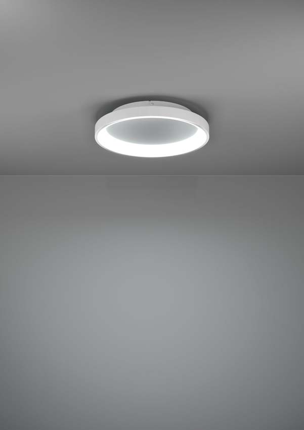 Plafonnier - Blanc - Ø35cm - Dimmable - LED - 1x18W - 2700-6500K - télécommande