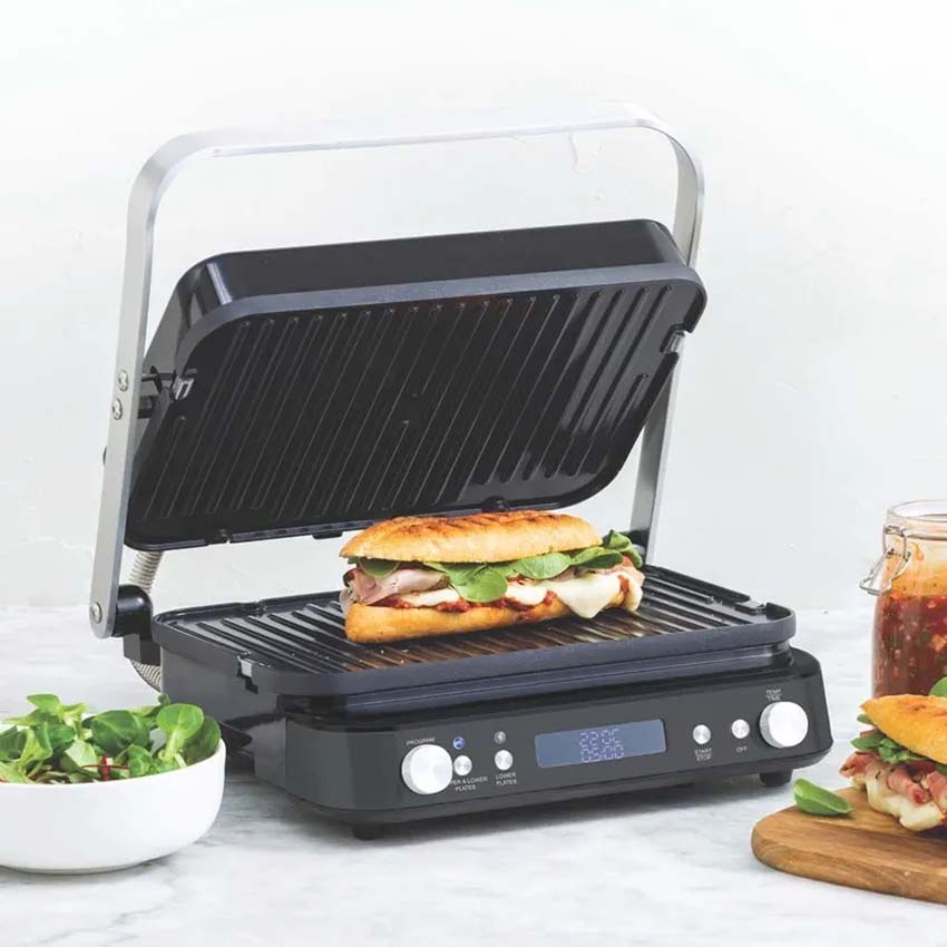 Grill de contact Dagelijkse Kost Greenpan sans PFAS noir 42,6x24,7x16,7cm