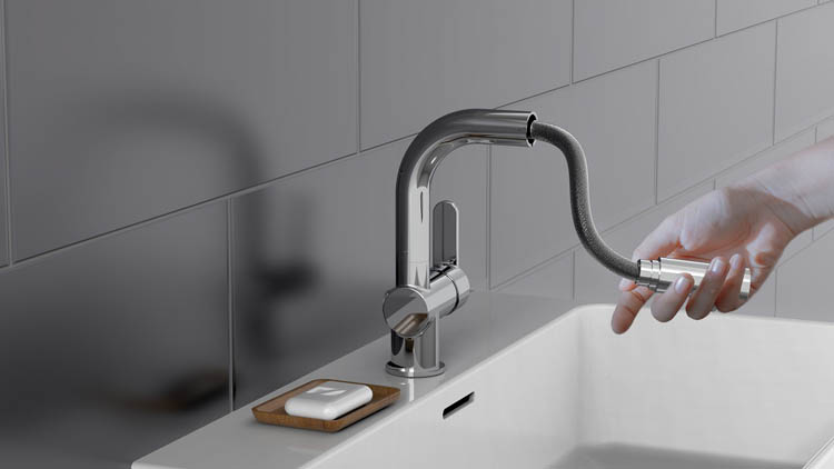 Robinet de lavabo Levi chrome