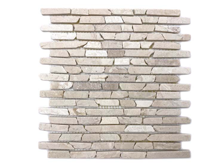 Mosaïque Brick beige mat 30,5x30,5cm