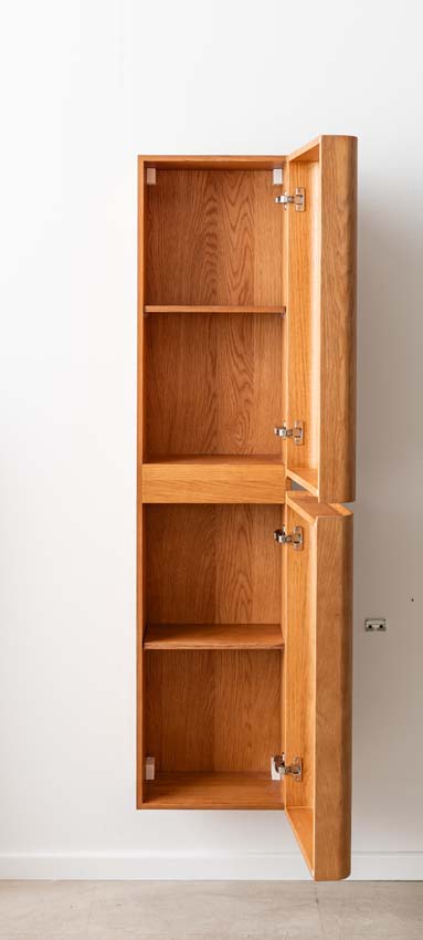 Armoire colonne Floris chêne suspendue 170x40x35cm Armoire colonne Floris chêne suspendue 170x40x35cm