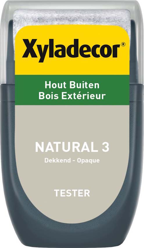 Tester houtbeits Xyladecor natuurlijk effect naturel 03 30ML