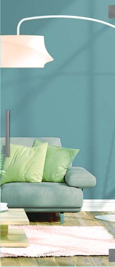 Porte intérieure vitrée complète Skyline Day clair 78x201cm poignée carrée inox look + charnières