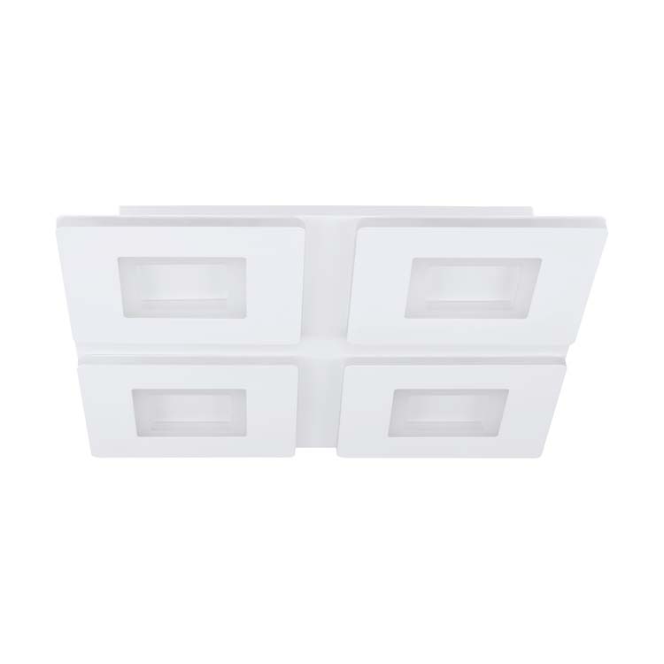 Plafondlamp - wit - 45x45cm - dimbaar - LED - 1x26,2W - 2700-6500K + RGB