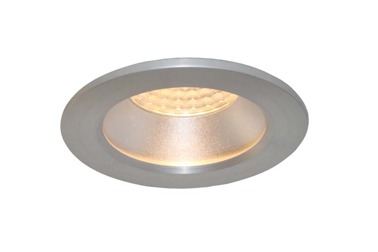 Badkamerverl inbouwspot alu 85mm GU10 lamp excl IP44