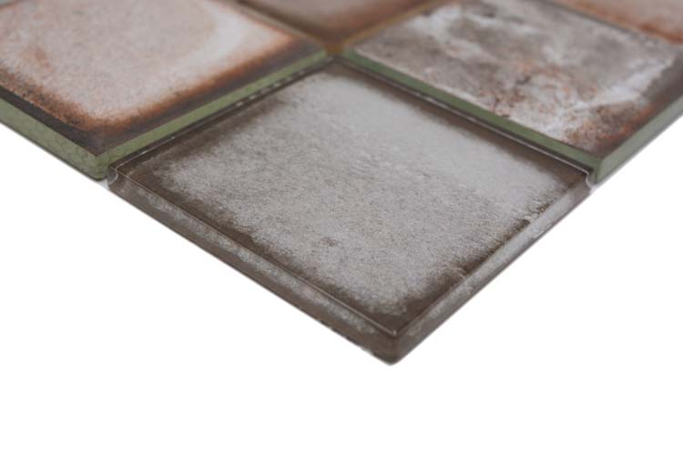 Mozaïek cementgrijs/beige glanzend 29,8x29,8cm