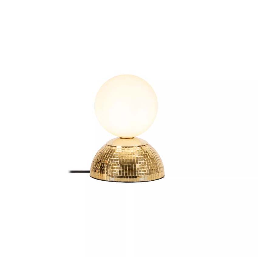 Lucide Essential Glitzer - Tafellamp - Ø14cm - 1xG9 - Goud