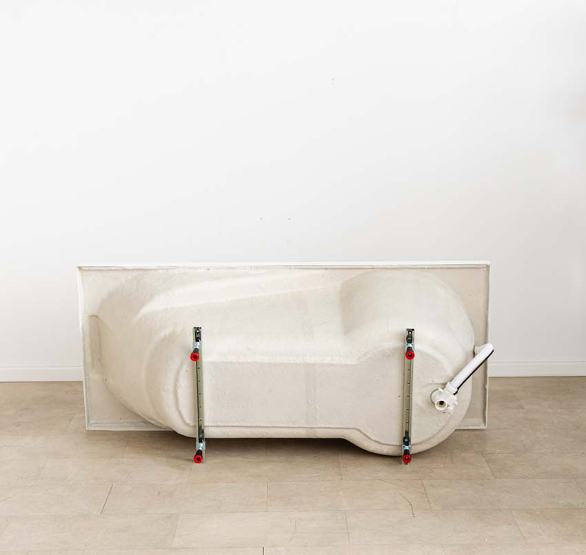 Inbouwbad Cora glanzend wit ergonomisch 180x80cm + regelbare potenset