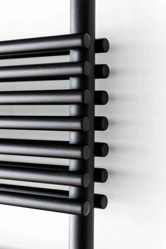 Handdoekradiator Doby dubbel 180x50cm zwart 1484Watt