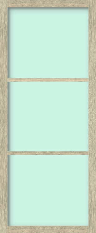 Feuille de porte steel look mont blanc 3 verre claire 93 x 211,5 cm Feuille de porte steel look mont blanc 3 verre claire 93 x 211,5 cm