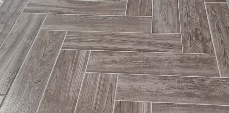 Staal keramisch parket Cozumel grijs