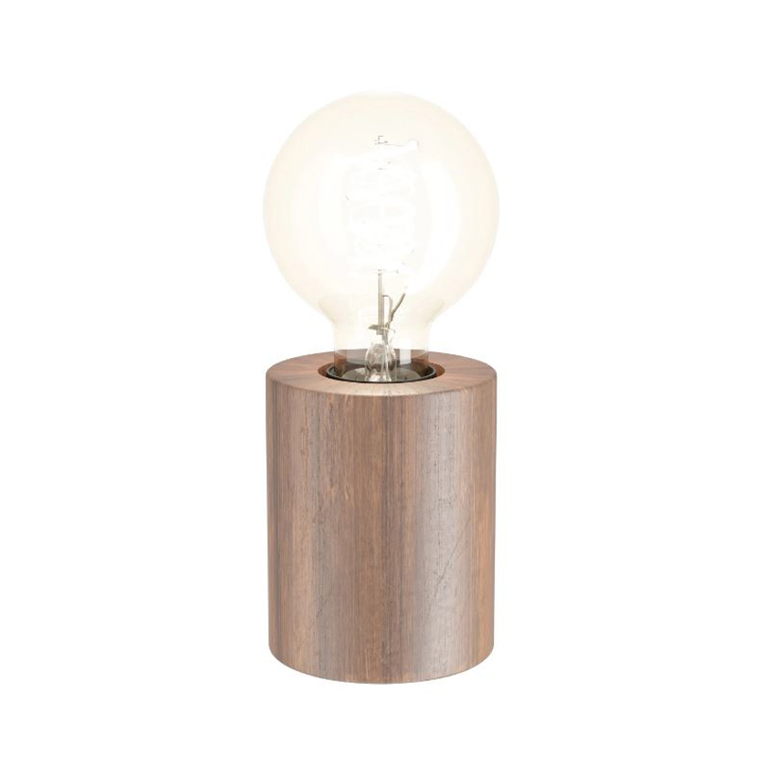 Lampe de table - bronze - Ø8x8cm - dimmable - E27 - 1x40W