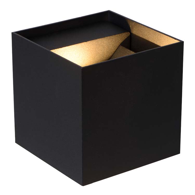 Wandspot badkamer - zwart - LED - 6W - 2700K - IP54