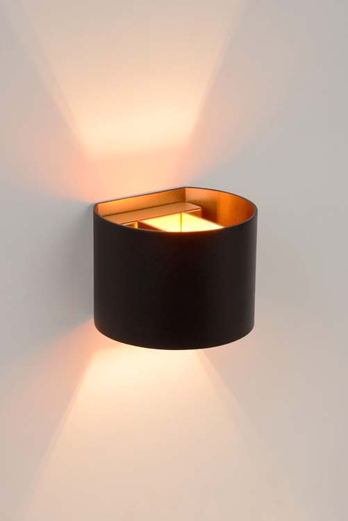 Wandlamp - zwart - rond - dimbaar - G9 - 4W - 2700K