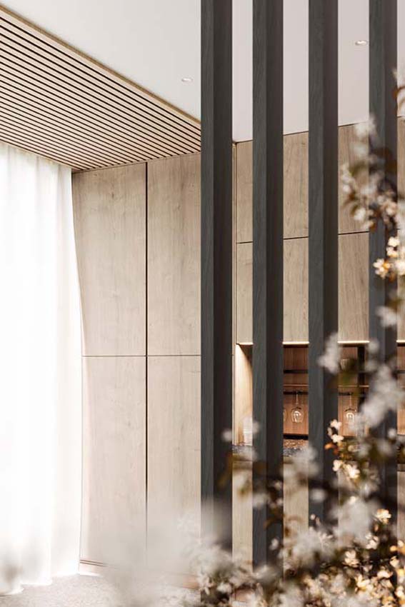 Roomdivider Line up Divide zwart 192x260x3,5cm