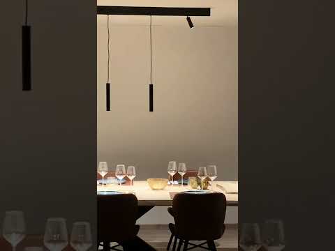 Rail lumineux design Béa noir set 1,8m 2 spots + 3 lustres 5x4W