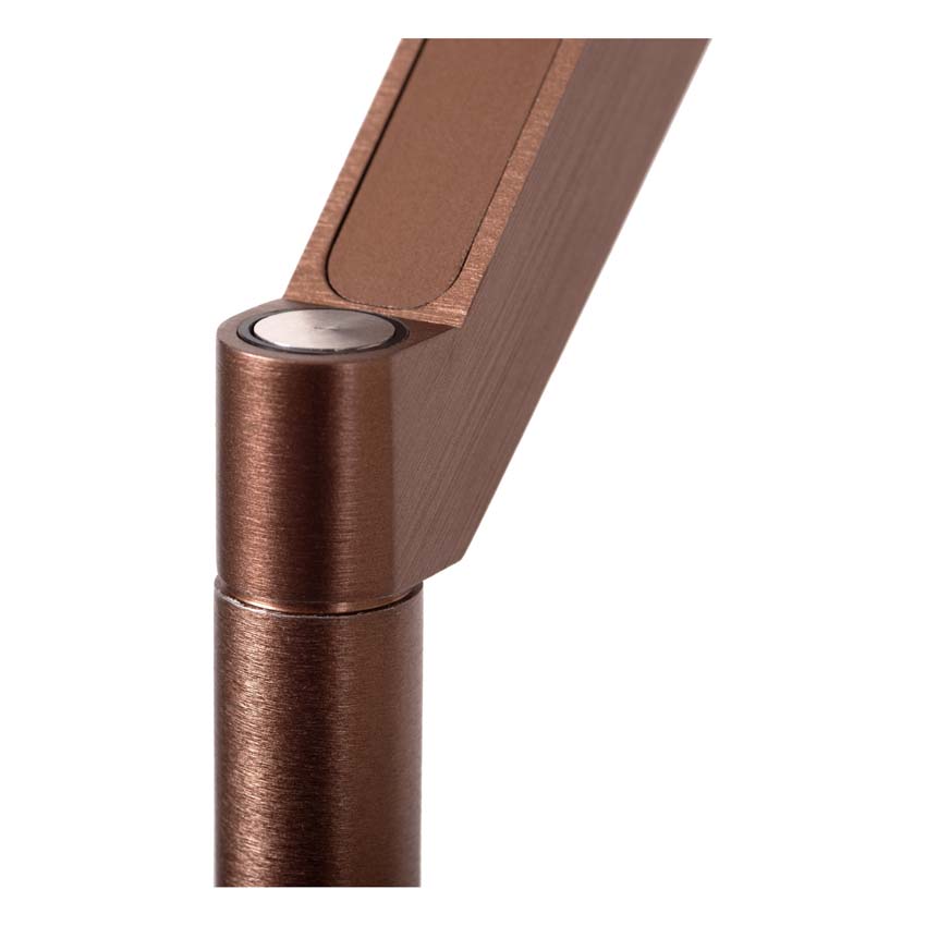 Lucide Premium Applause - Lampadaire - Ø33cm - LED dimmable - CCT - 2700K/4000K - Café