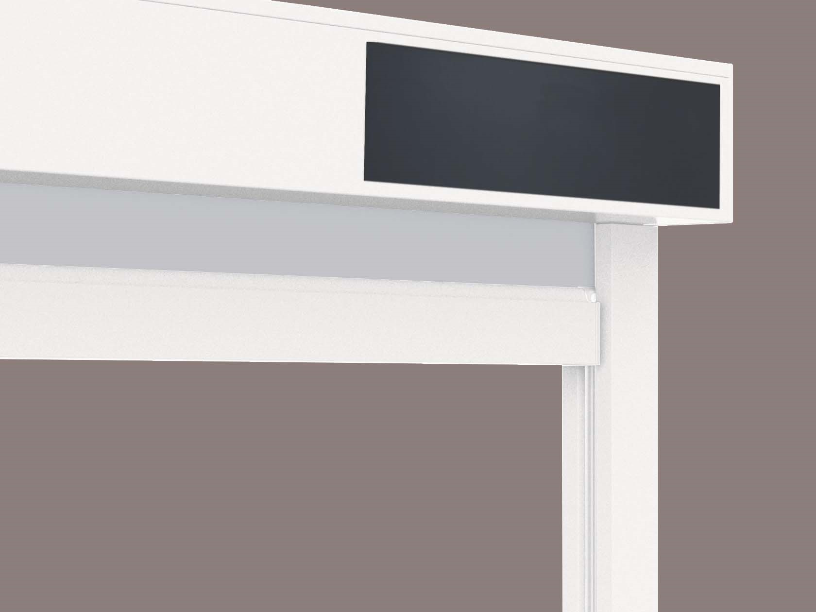 Store vertical extérieur Vinz L blanc solaire droite sur mesure