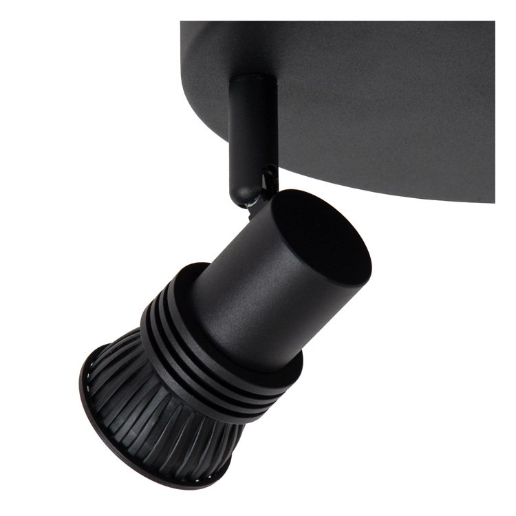 Applique mural Vero - noir - Ø21cm - 3xGU10