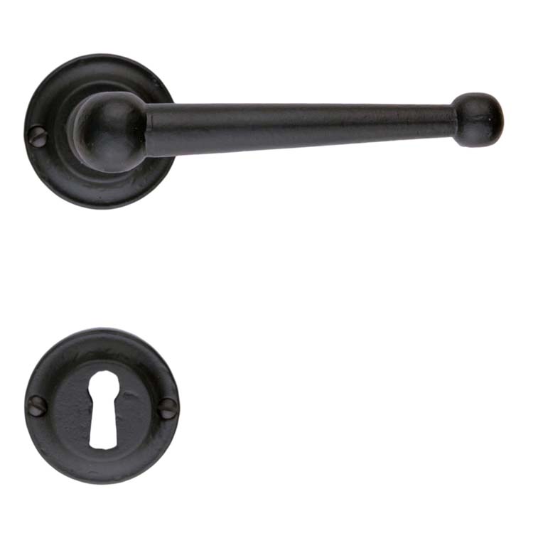 Poignée de porte pro fano font rosace barbe