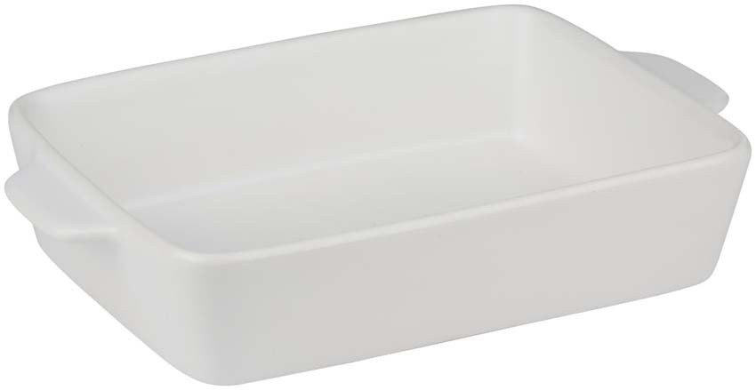 Plat à four blanc 24,5x14x5cm