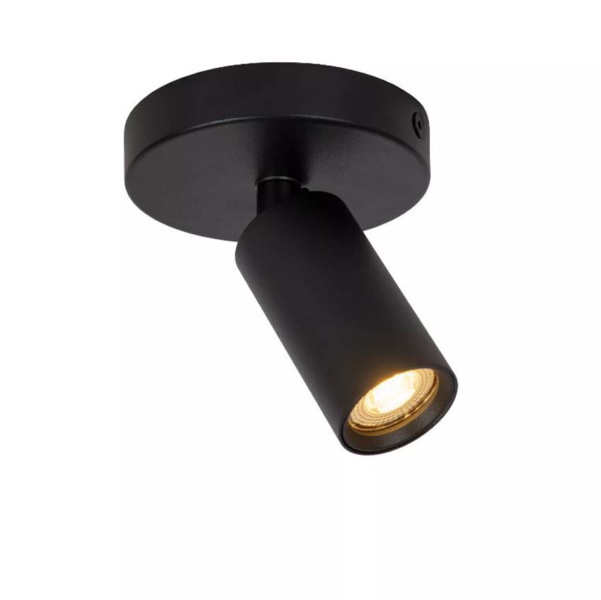 Plafondspot - Zwart - Ø3,5cm - Dimbaar - GU10 - 1x3,8W