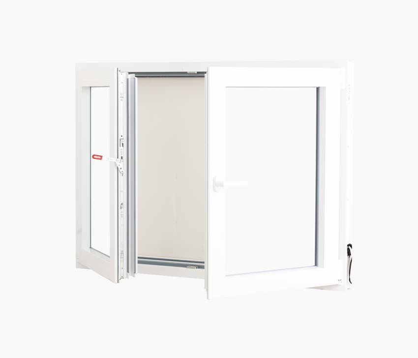 2-VL draaikiepraam pvc Deceuninck Elegant Inf. wit/wit B1200xH1000 mm 2-VL draaikiepraam pvc Deceuninck Elegant Inf. wit/wit B1200xH1000 mm
