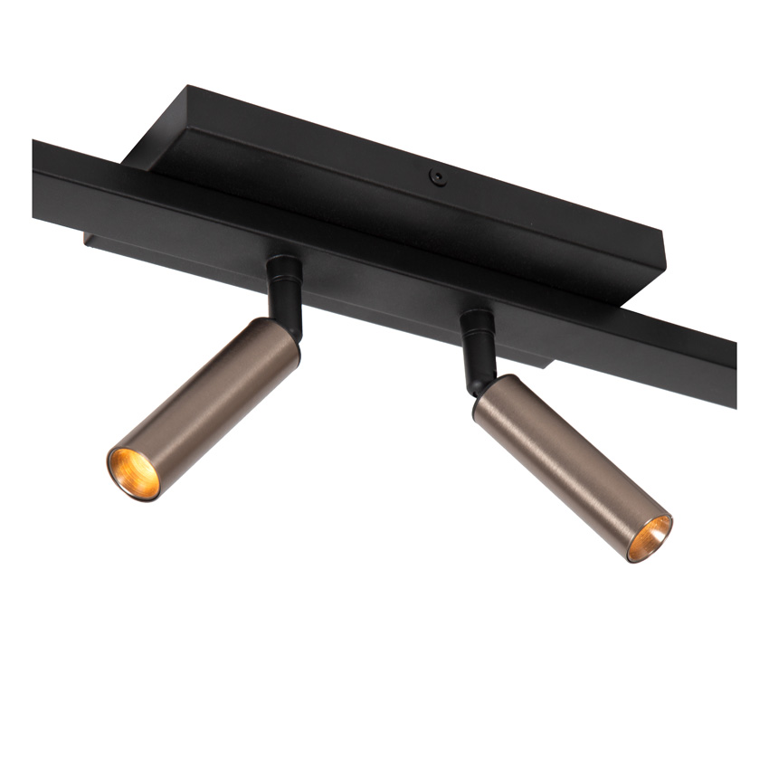 Plafondspot - 118,4x10x15,7cm - G9 - 6x3,8W - Koffie