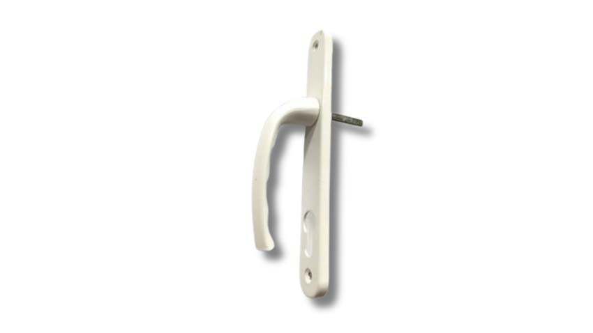 Deurkruk enkel wit voor buitendeur pvc 