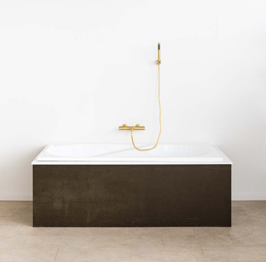 Inbouwbad Cora glanzend wit ergonomisch 180x80cm + regelbare potenset