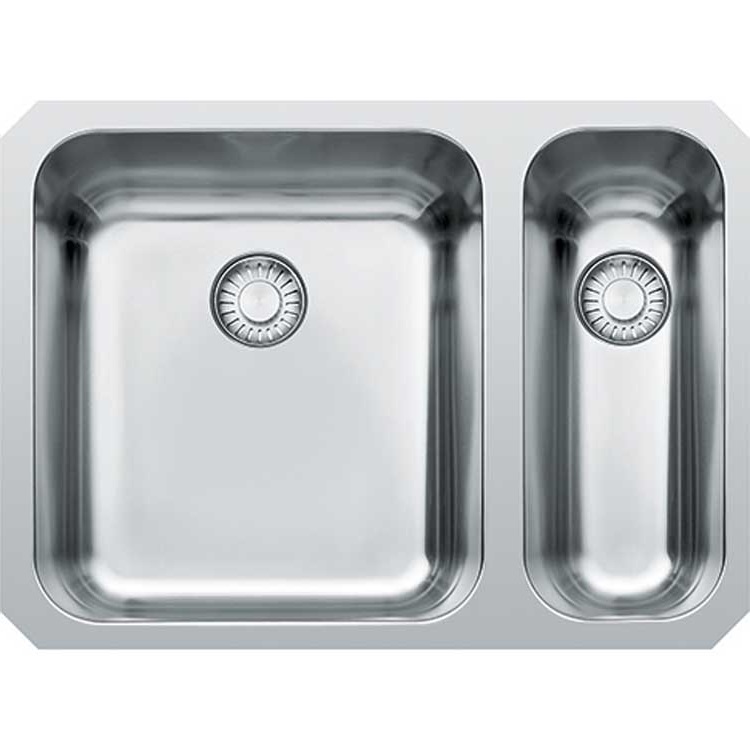 Spoelbak Franke Largo inox 1,5 bak 57,5x42cm links