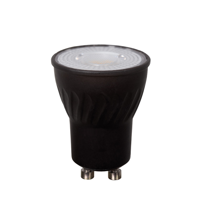 Lampe LED - Ø3,5cm - LED dimmable - GU10 (MR11) - 1x4W 2200K/3000K - Noir