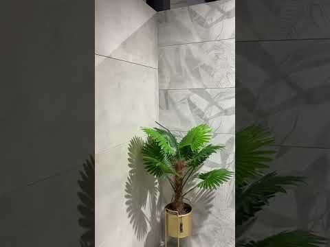 Wandtegel Mustang florial grijs rt 40 x 120 cm