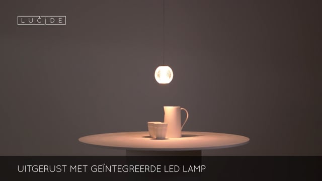 Lucide CINTRA - Suspension - Ø 14 cm - LED - 1x5,7W 2700K - Transparent