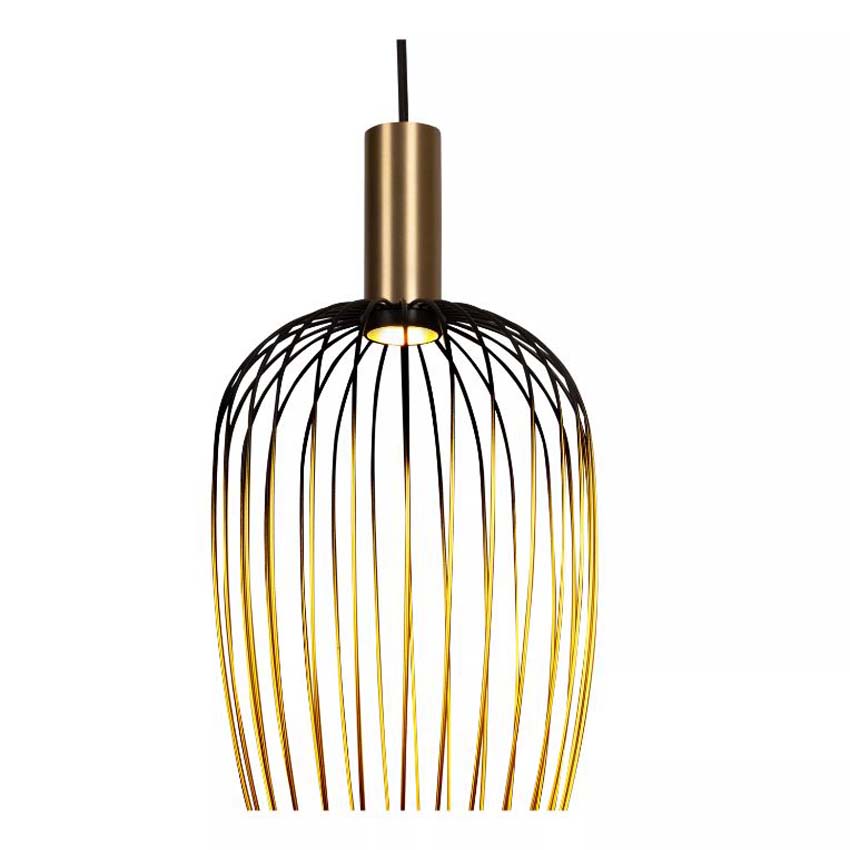 Lucide Vibes Aurelie - Suspension - Ø30cm - 1xGU10 (MR11) - Or
