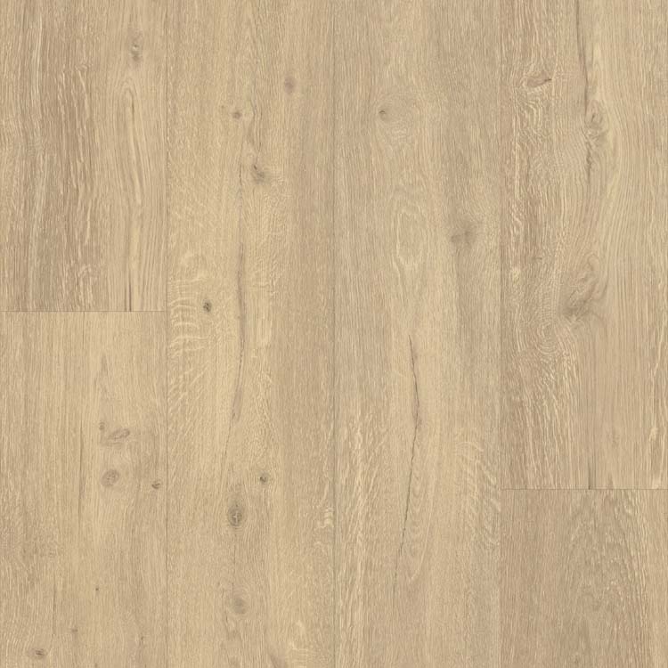 Vinyl vloer Floorify Latte plank 4,5mm beige eik 152,4x22,5cm