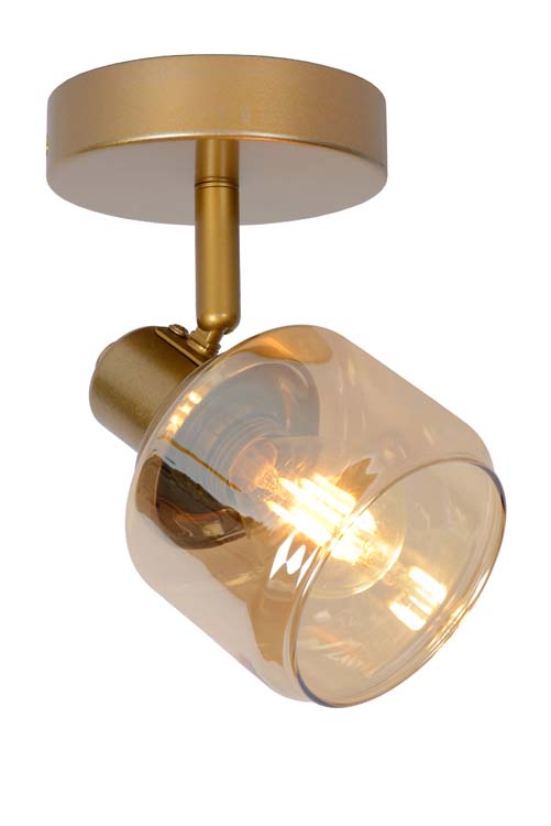 Plafondspot - 1xE14 - Mat Goud / Messing