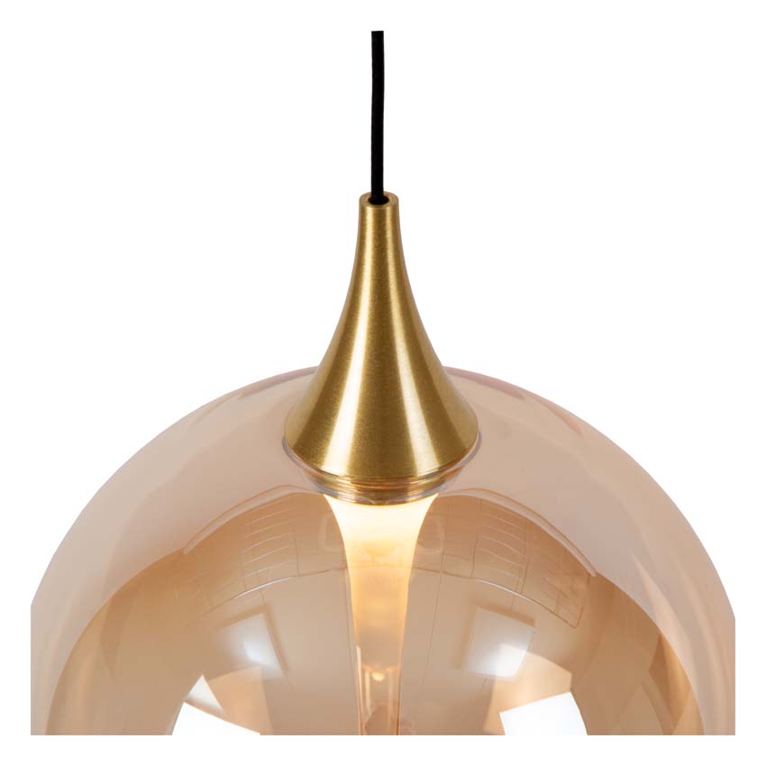 Lucide Premium Gisela - Hanglamp - Ø 16 cm - LED - 1x5W 2700K - Amber Lucide Premium Gisela - Hanglamp - Ø 16 cm - LED - 1x5W 2700K - Amber