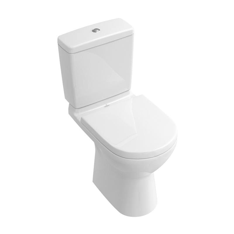 Staand toilet Villeroy & Boch O.Novo rimless wit inclusief WC-bril
